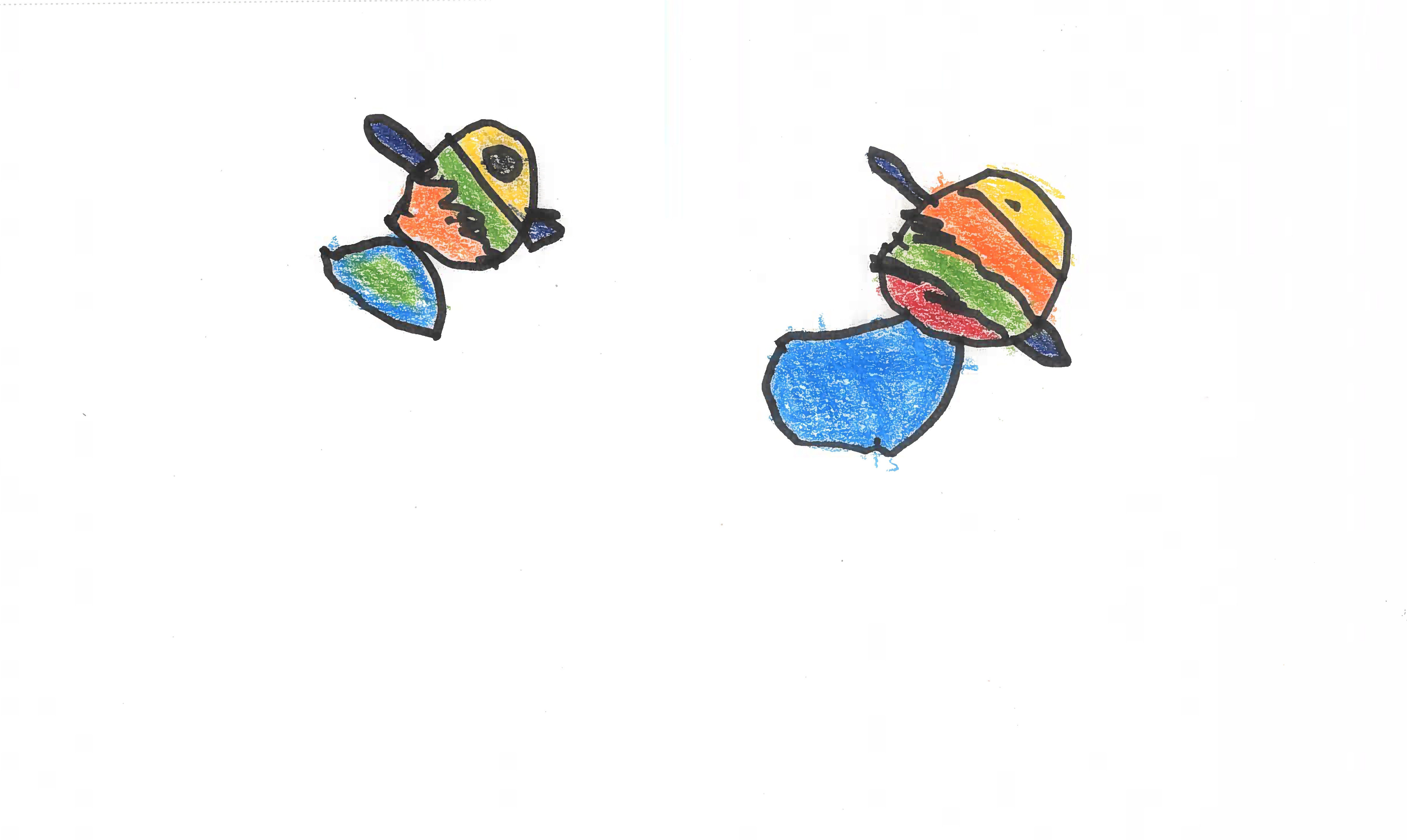 Colorful Fish painting